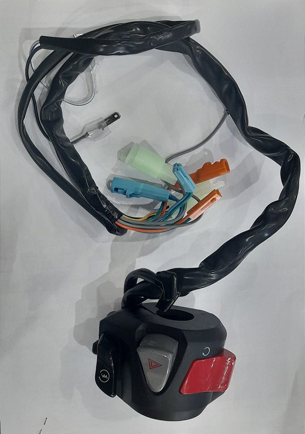 INTERRUPTOR DE PARTIDA CB 500F 14/... - CB 500X 13/... - COM CHICOTE P/ CG 150/160 TITAN/FAN (PARTIDA E E