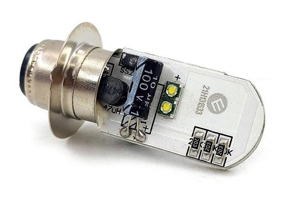 LAMPADA DO FAROL C-100 BIZ LED P15 (EMBUS) J