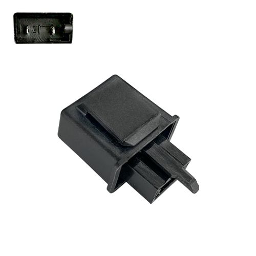 RELE DO PISCA 12V COM CONECTOR 2 PINOS PARA LAMPADA LED E LAMPADA COMUM x