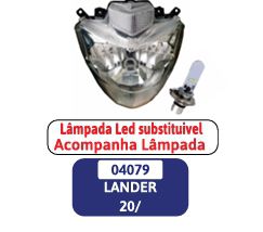 BLOCO OPTICO LANDER 250 2020 plasmotos (com Lmpada led substituivel) j