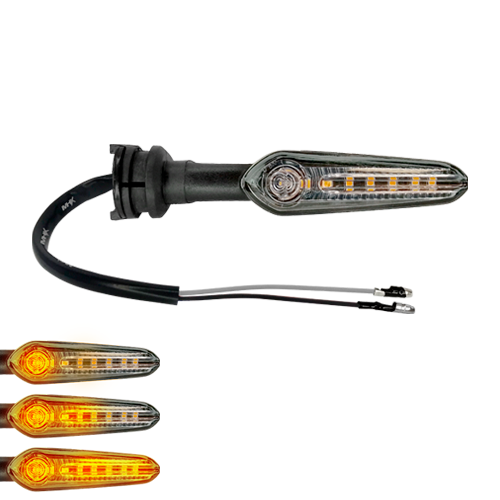 PISCA DE LED FAZER/FACTOR 125/150/250 /XTZ 150/250 DD/DE LED/SEQUENCIAL