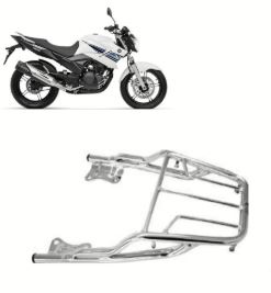 BAGAGEIRO FAZER 250 CROMADO (TORK) J