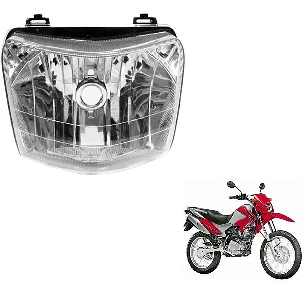 BLOCO OPTICO NXR 150 2009/2012/ NXR 125 2009/13 P/ LAMPADA H4 04081