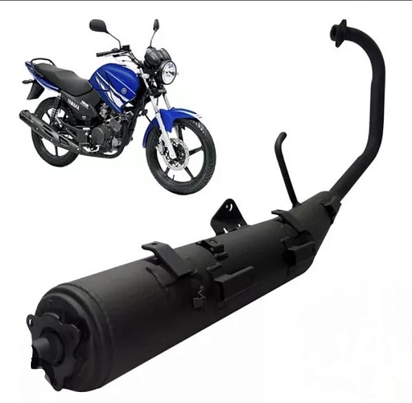 ESCAPE YBR 125 FACTOR 2012 MOD ORIGINAL PRETO (FORTUNA) j