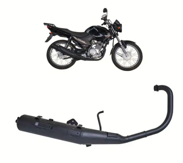 ESCAPE YBR 125 FACTOR 2012/13 MOD ORIGINAL PRETO MA J