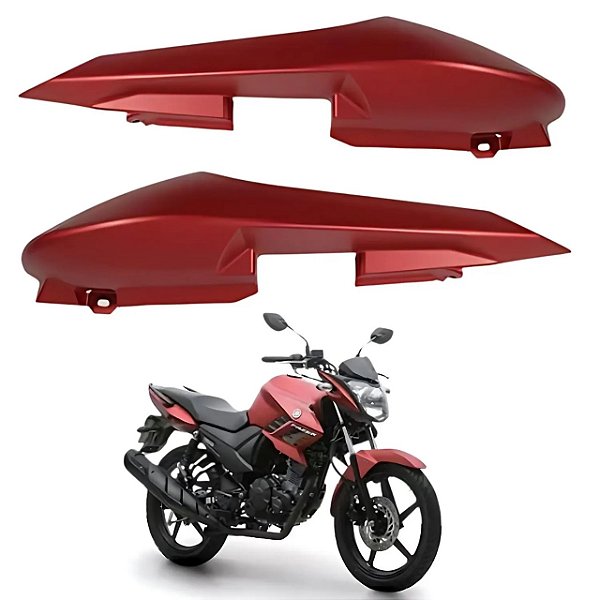 KIT RABETA FAZER 150 VERM 2019 METALICO FOSCO J 3 PEÇAS