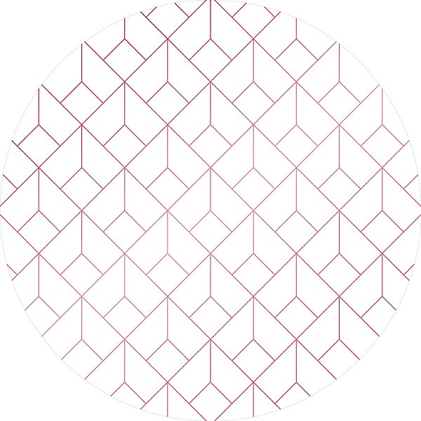 Painel de Festa em Tecido - Geométricos 1 Rosê