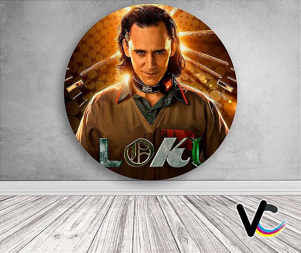 Painel de Festa em Tecido - Loki Serie
