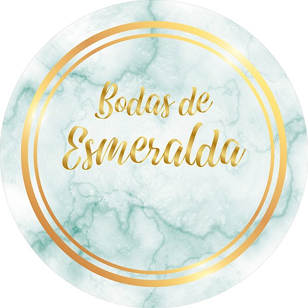 Painel de Festa em Tecido - Casamento Mármore Verde Bodas de Esmeralda