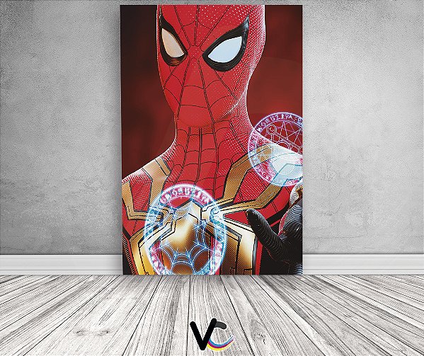 Painel De Festa 3d Vertical 1,50x2,20 - Homem Aranha Sem Volta pra Casa