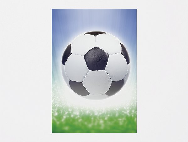 Painel De Festa 3d Vertical 1,50x2,20 - Futebol Copa Do Mundo Bola