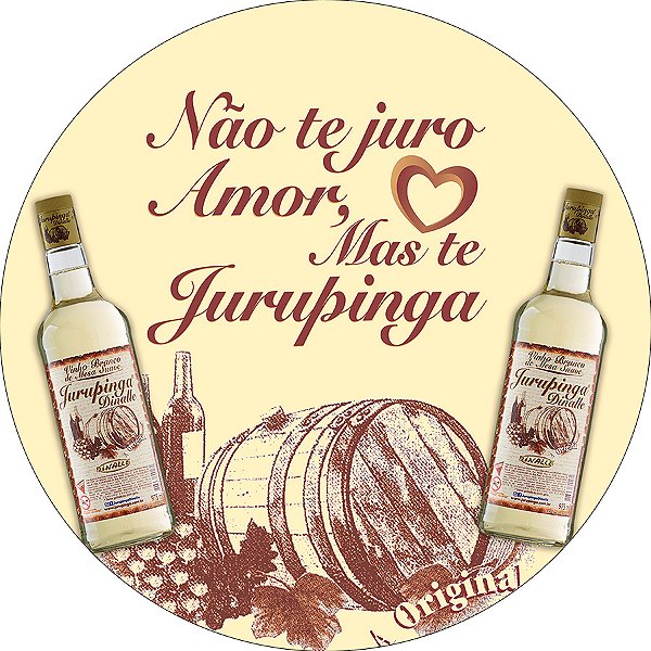 Painel De Festa Redondo 1,50x1,50 - Boteco Garrafa de Vinho 005