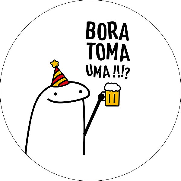 Painel De Festa Redondo 1,50x1,50 - Flork Cerveja Beer 011