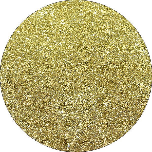 Painel De Festa Redondo 1,50x1,50 - Efeito Glitter Dourado 037