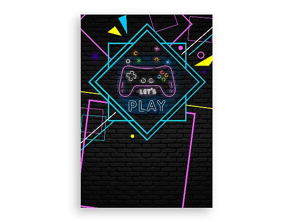 Painel De Festa Vertical 1,50 x 2,20 -  Video Game Retro 001