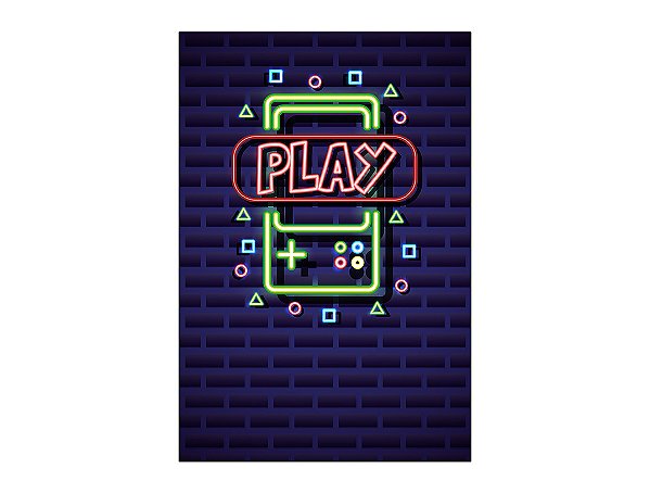 Painel De Festa Vertical 1,50 x 2,20 - Jogo Play 017