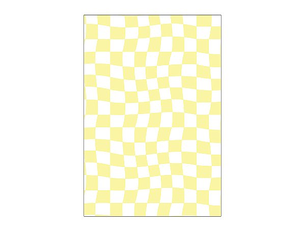 Painel De Festa Vertical 1,50 x 2,20 - Estampa Quadriculado Retrô Amarelo 065