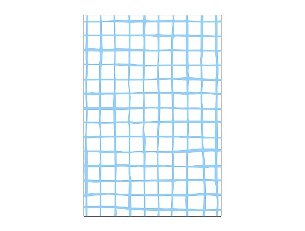Painel De Festa Vertical 1,50 x 2,20 - Estampa Grid Quadriculado Azul 066