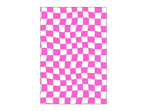 Painel De Festa Vertical 1,50 x 2,20 - Estampa Quadriculado Retrô Rosa 075