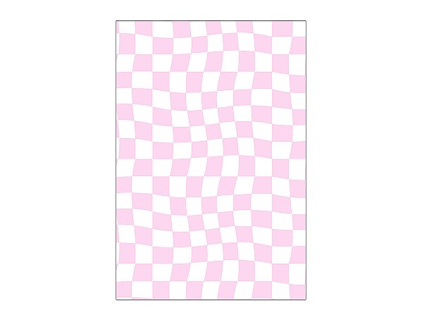 Painel De Festa Vertical 1,50 x 2,20 - Estampa Quadriculado Retrô Rosa Claro 077