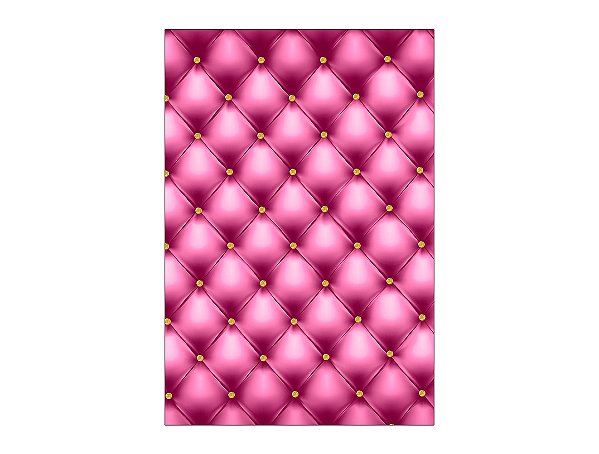 Painel De Festa Vertical 1,50 x 2,20 - Realeza Capitonê Pink 017