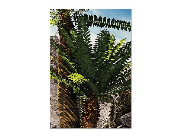 Painel De Festa Vertical 1,50 x 2,20 - Dinossauros e Folhagens 018
