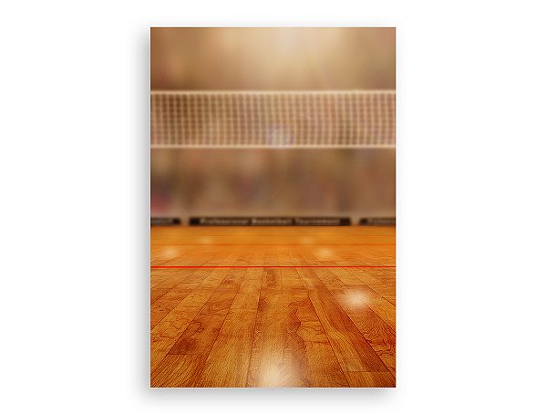 Painel De Festa Vertical 1,50 x 2,20 - Quadra de Vôlei 003