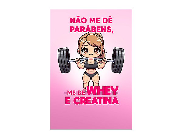 Painel De Festa Vertical 1,50 x 2,20 - Academia Rosa Maromba Cute 055