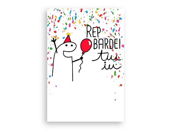 Painel De Festa Vertical 1,50 x 2,20 - Flork Rep Bardei Tiu iuu 007