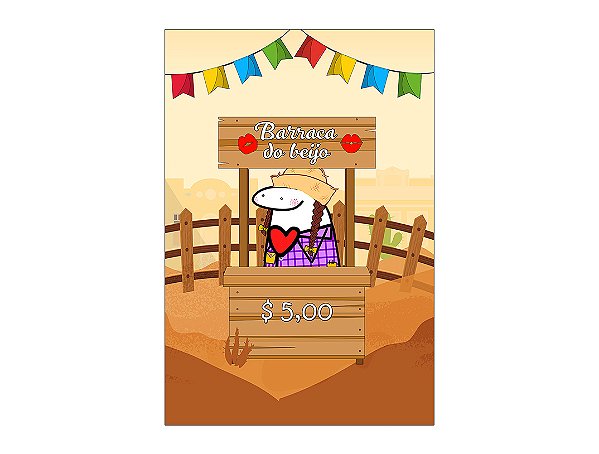 Painel De Festa Vertical 1,50 x 2,20 - Flork Festa Junina 011