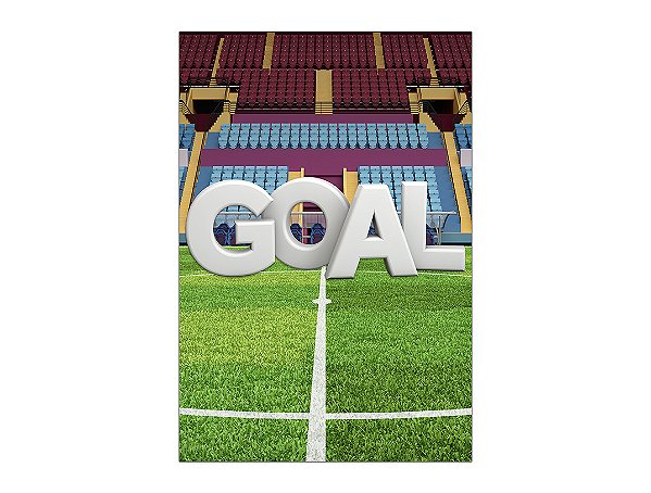 Painel De Festa Vertical 1,50 x 2,20 - Goal Campo de Futebol 018