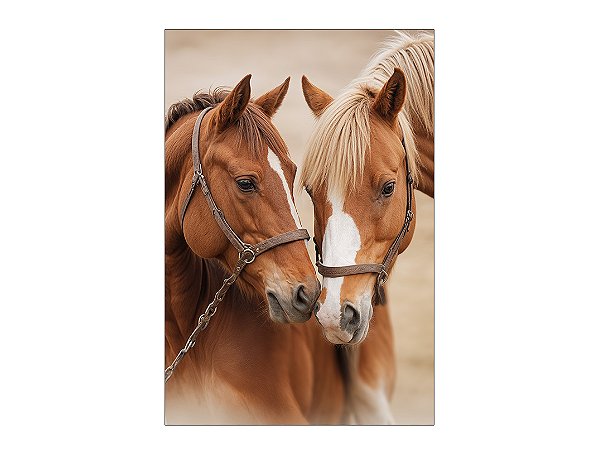 Painel De Festa Vertical 1,50 x 2,20 - Country Cavalos Realistas 043