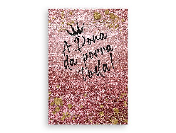 Painel De Festa Vertical 1,50 x 2,20 - A Dona Efeito Rosa Metalizado 007