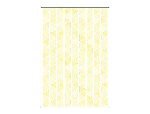 Painel De Festa Vertical 1,50 x 2,20 - Efeito Geométrico Triangulares Amarelo 016