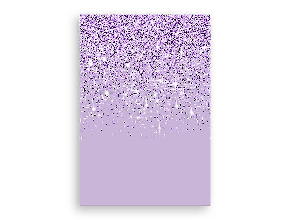 Painel De Festa Vertical 1,50 x 2,20 - Efeito Glitter Lilás 016