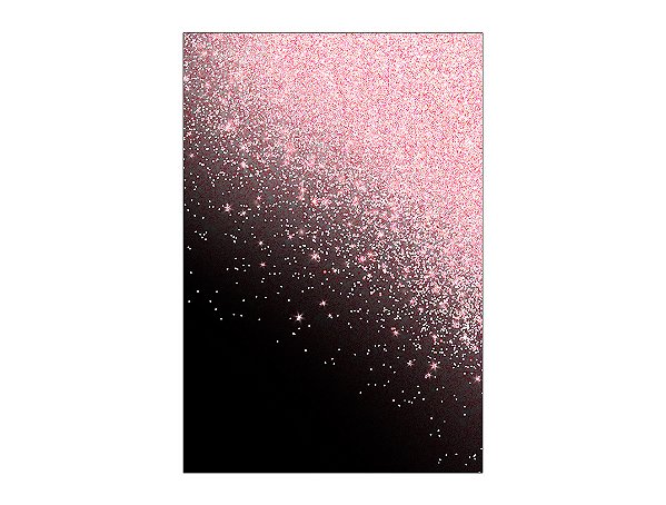 Painel De Festa Vertical 1,50 x 2,20 - Preto com Efeito Glitter Rosa 028