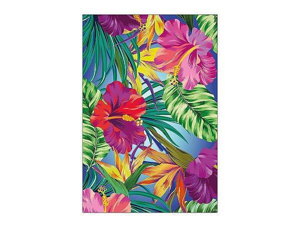 Painel De Festa Vertical 1,50 x 2,20 - Farofa Tropical 003