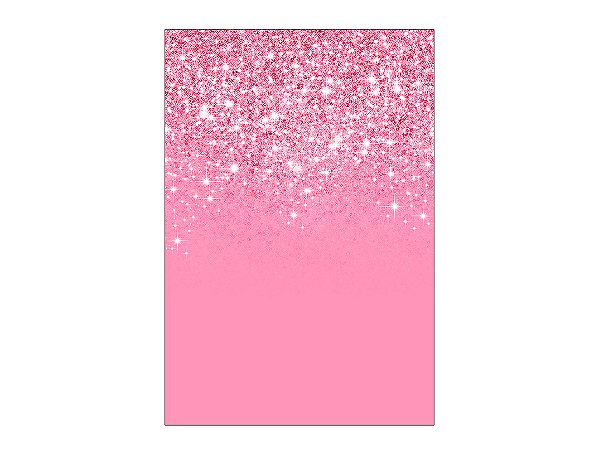 Painel De Festa Vertical 1,50 x 2,20 - Efeito Glitter Rosa 048