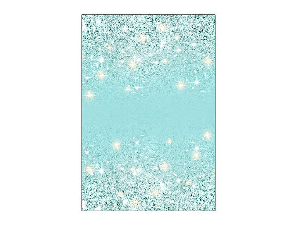 Painel De Festa Vertical 1,50 x 2,20 - Azul Esverdeado Efeito Glitter 053