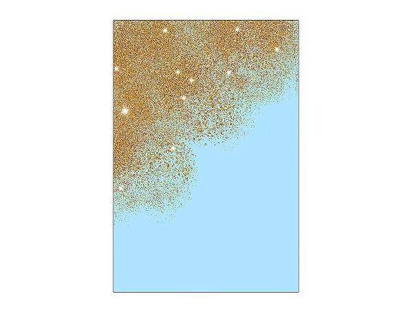 Painel De Festa Vertical 1,50 x 2,20 - Branco Efeito Glitter Dourado 068