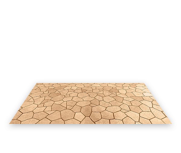 Painel De Festa Tapete Em Lona 2,50x1,35 - Junina Efeito Pedras Bege com Marrom 002
