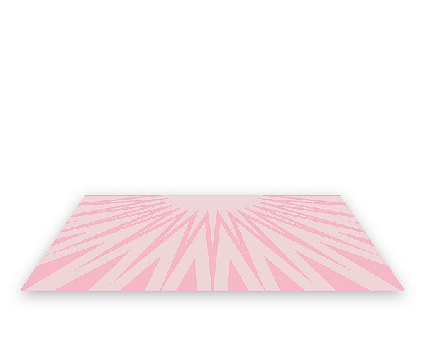 Painel De Festa Tapete Em Lona 2,50x1,35 - Circo Rosa e Dourado 003