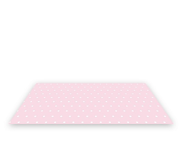 Painel De Festa Tapete Em Lona 2,50x1,35 -  Rosa Claro de Poá Branco 012