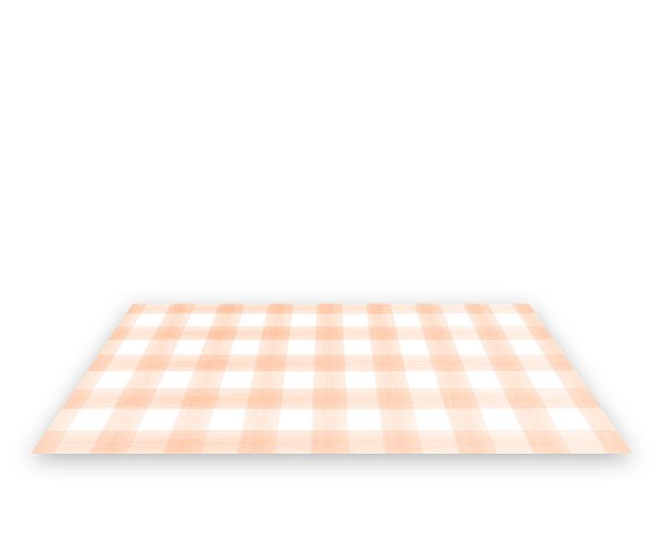 Painel De Festa Tapete Em Lona 2,50x1,35 - Quadriculado Laranja Claro 018