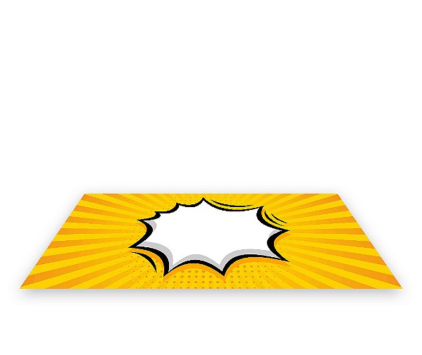 Painel De Festa Tapete Em Lona 2,50x1,35 - Super Heróis Raios Amarelos 003