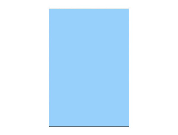 Painel De Festa Vertical 1,50 x 2,20 - Cores Neutras Azul Liso 084