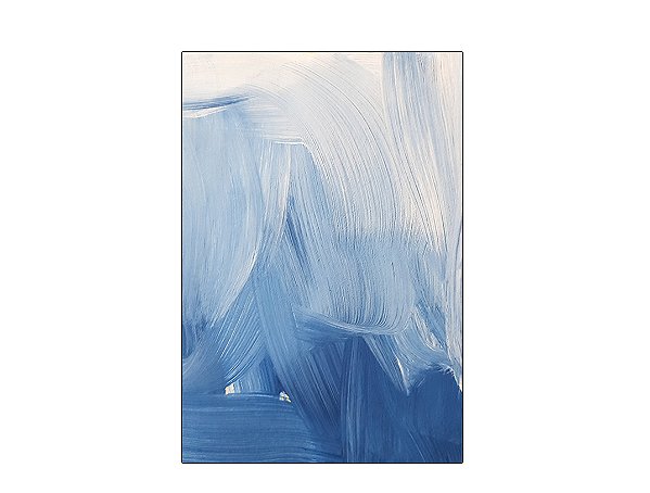 Fundo Fotográfico 1,50 x 2,20 - Efeito Abstrato Azul e Branco 055