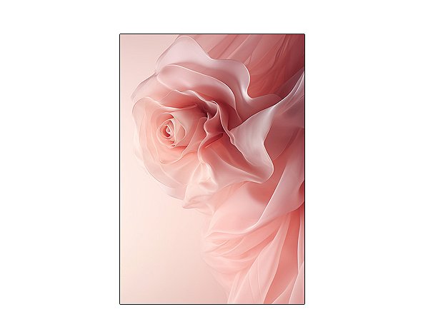 Fundo Fotográfico 1,50 x 2,20 - Flor Rosa Efeito Envolvida em Tecido 183