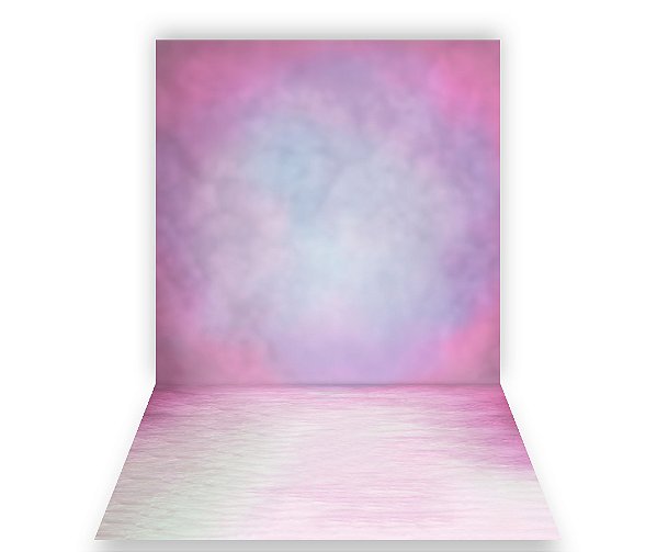 Fundo Fotográfico 1,50 x  2,70 - Gestante Efeito Textura Rosa com Lilás 057