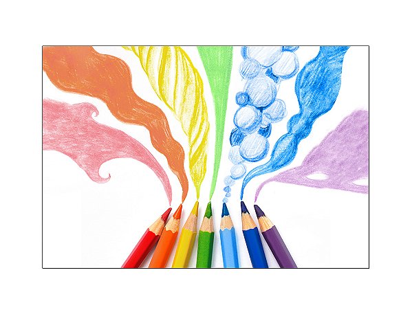 Fundo Fotográfico 2,20 x 1,50 - Formatura Lápis De Cor 014